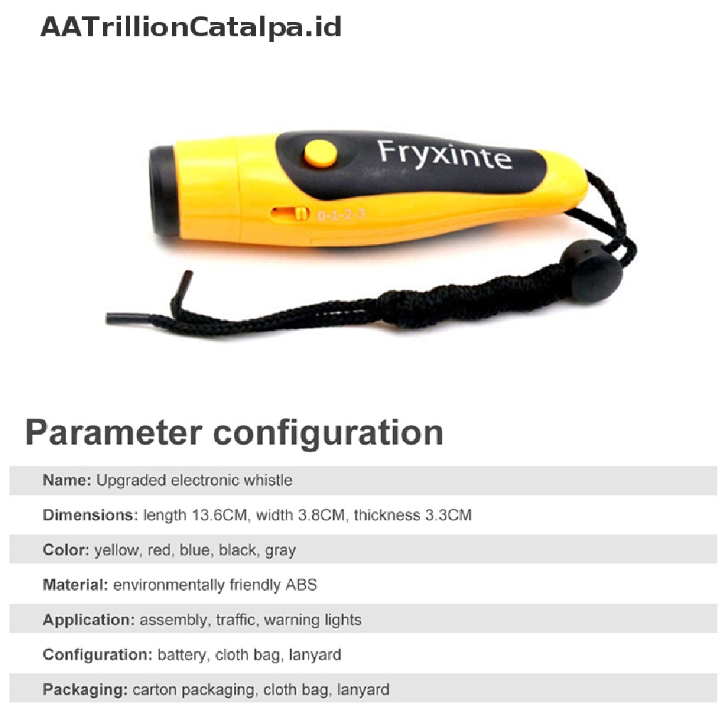 (AATrillionCatalpa) Peluit Elektronik Untuk Outdoor / Survival