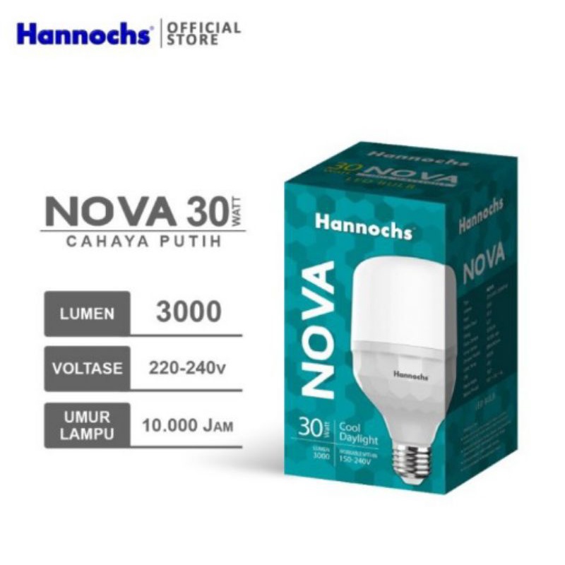 Lampu LED Hannochs Nova 6/12/18/24/30 Watt - Cahaya Putih