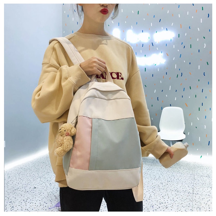Tas Sekolah Aesthetic Korean Style Ransel Tas aesthetic Ransel Wanita Murah Tas Sekolah  Ransel