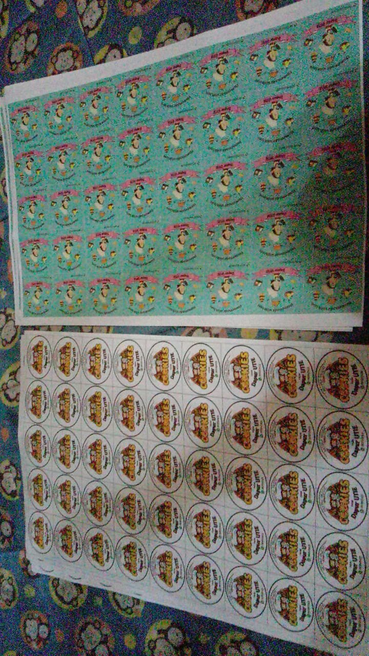 Cetak Stiker Kromo Murah (tanpa Cutting)