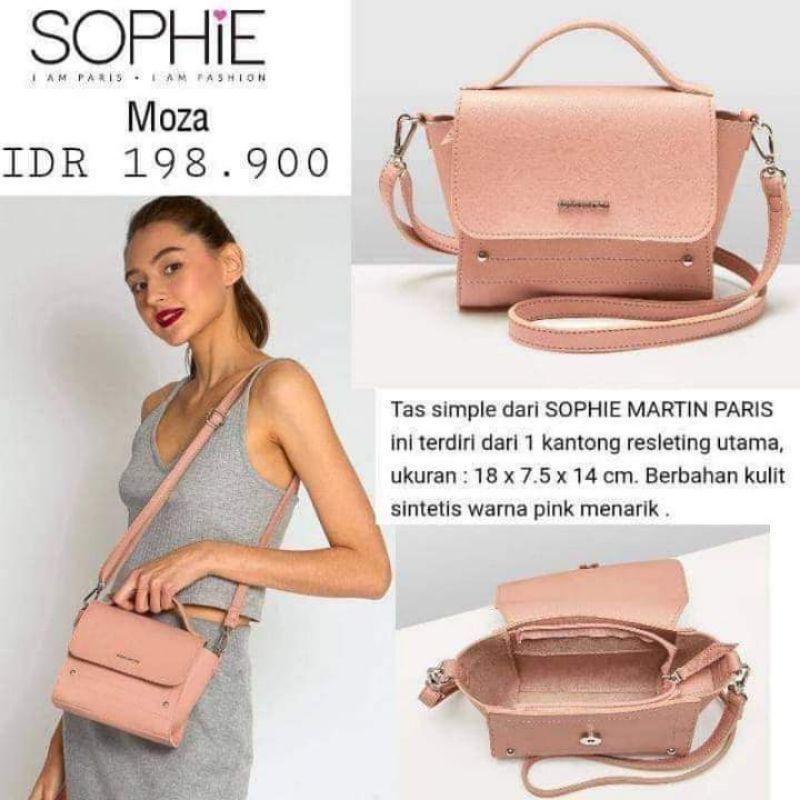 TAS SHOPIE MARTIN TAS BAHU WANITA MOZA BAG SHOPIE PARIS PROMO