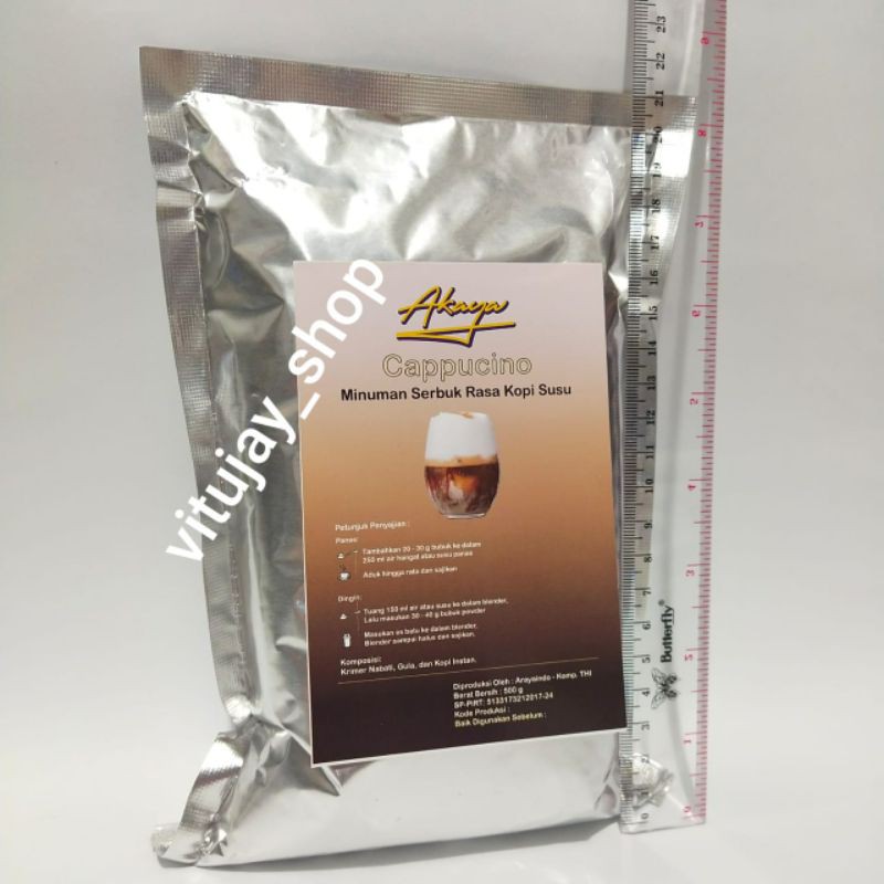 

cappuccino akaya 500 gram bubuk minuman