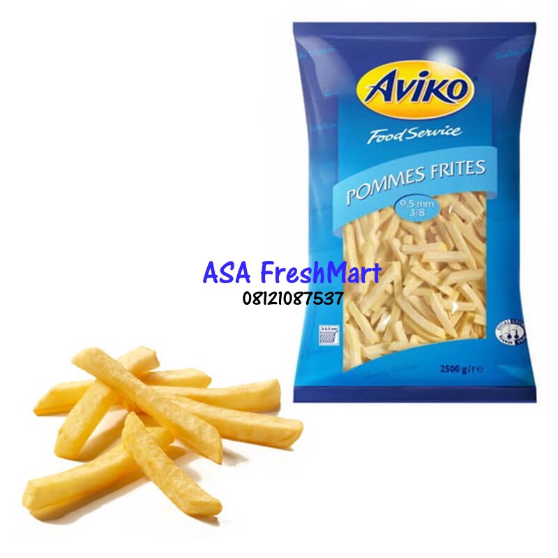 

Aviko Straight Cut 2.5 kg Premium Kentang Goreng/French Fries