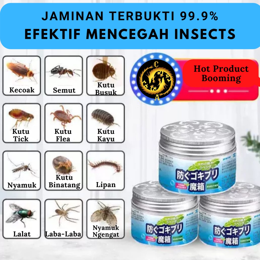 MAGIC BOX ANTI SERANGGA / ANTI NYAMUK / ANTI KECOA / ANTI LALAT / ANTI KUTU - 120 GRAM