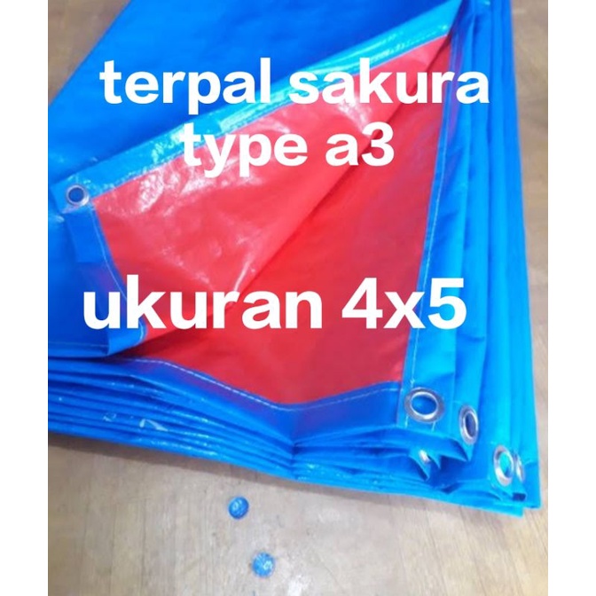 terpal SAKURA type a3 ukuran 4x5