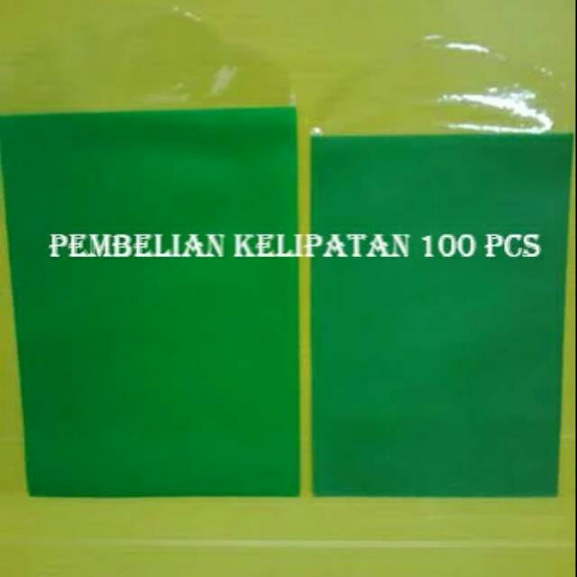 

Plastik Iuran Kartu Tabungan Uk 13.5 x 18 Warna Hijau