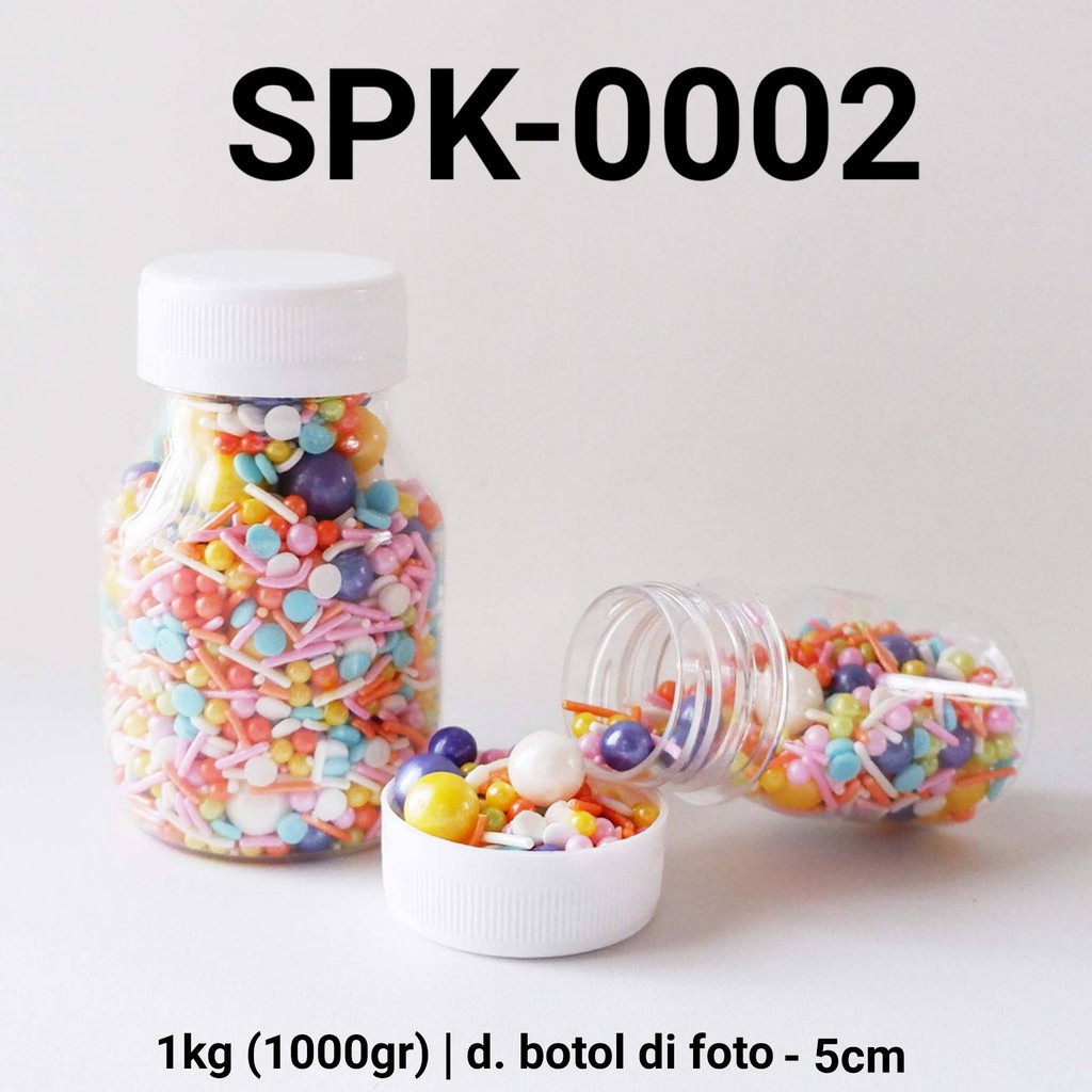 

SPK-0002 Sprinkles sprinkle sprinkel 1kg 1 kg mutiara meses rainbow yamama baking grosir murah sprinkles cake dekorasi mutiara trimit decoration story sprinklestory sprinklesstory sprinkle story yamama baking