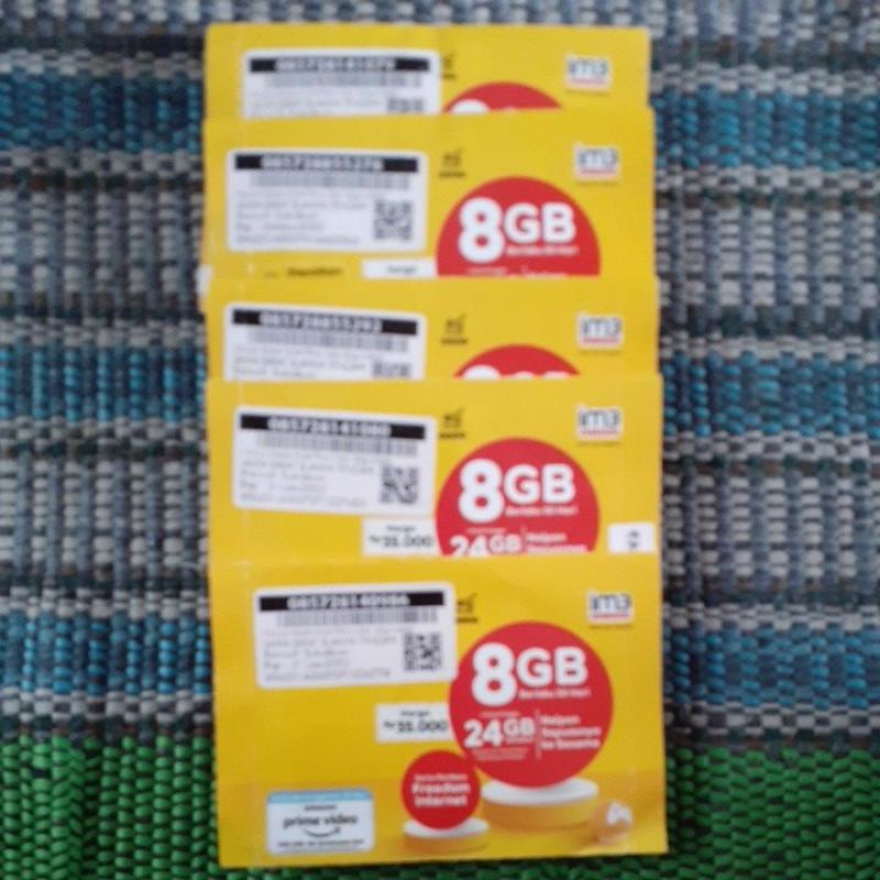 KARTU PERDANA 8GB ORI INDOSAT
