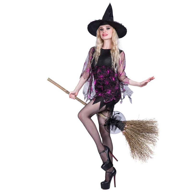 Kostum Witch Set Hologram Dewasa Cosplay Penyihir Murah Baju Pesta