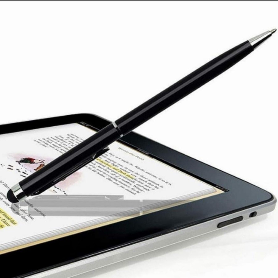 IKILOSHOP Stylus Pen 2 in 1 Pulpen Pena untuk HP Touch Screen Android ipad Smartphone Tinta Kertas Touchscreen Layar Sentuh