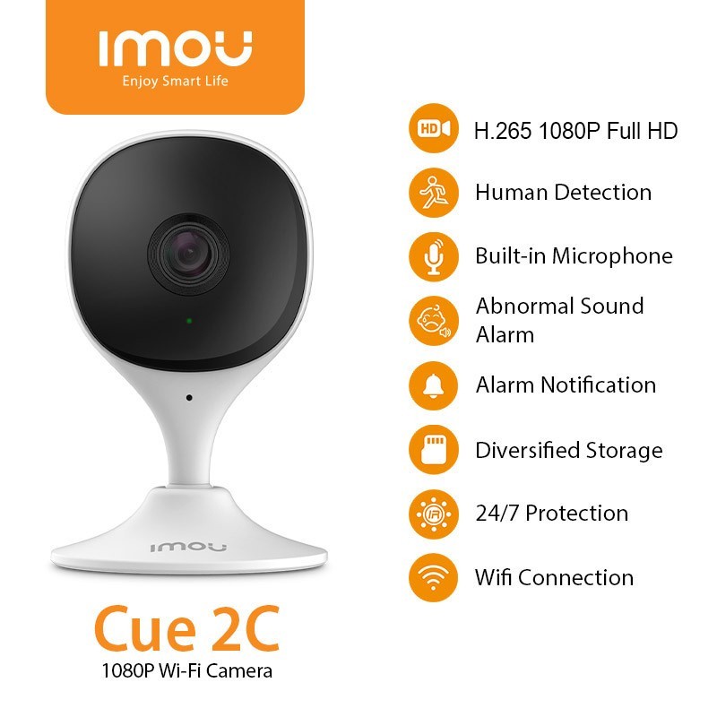 Imou Cue 2E Smart IP Camera H.265 1080P Full HD 2.8mm Two-way talk