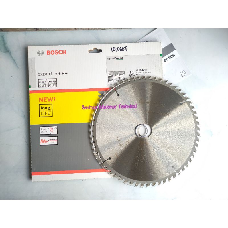 BOSCH EXPERT 10 X 60 T Mata Circular Saw Gergaji Kayu Wood 10&quot; x 60T