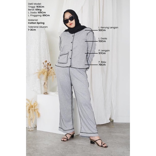 Orlin Knit Oneset Wanita | Maimon