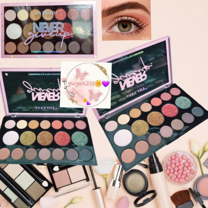 PROMO!!!EYESHADOW PALETTE NEVER GIVE UP ANYLADY 845