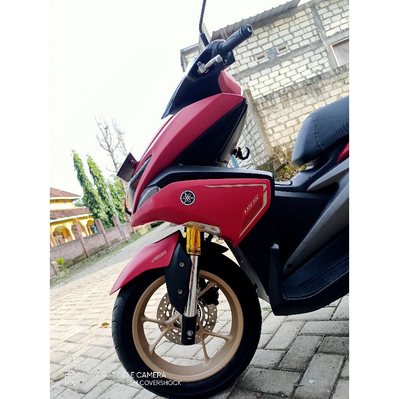 cover shock depan aerox model usd