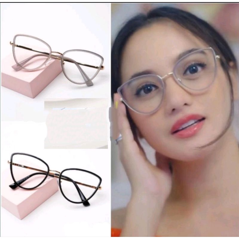 kacamata cat Eye 98525 terlaris minus clynder normal anti radiasi