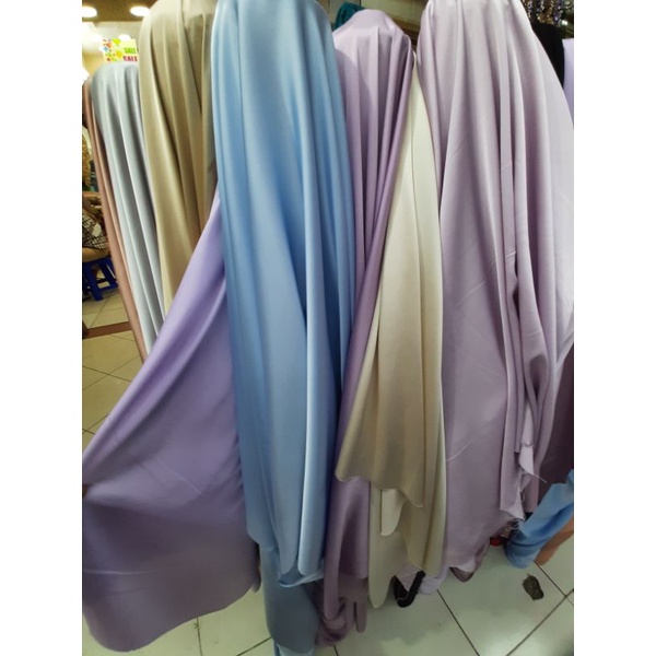 Kain Armani Silk. Kain Satin Armani Silk. Bahan Armani Silk. Bahan Satin Armani Silk / 1 meter