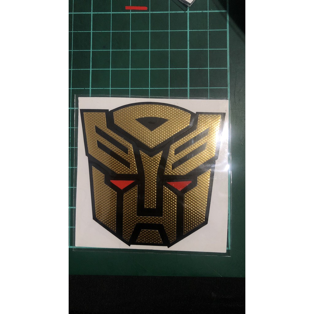 Sticker Transformers gold