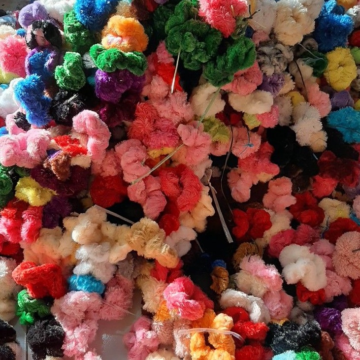 KUNCIR RAMBUT BULU HALUS / IKAT RAMBUT WANITA / IKAT RAMBUT BULU / AKSESORIS WANITA-3