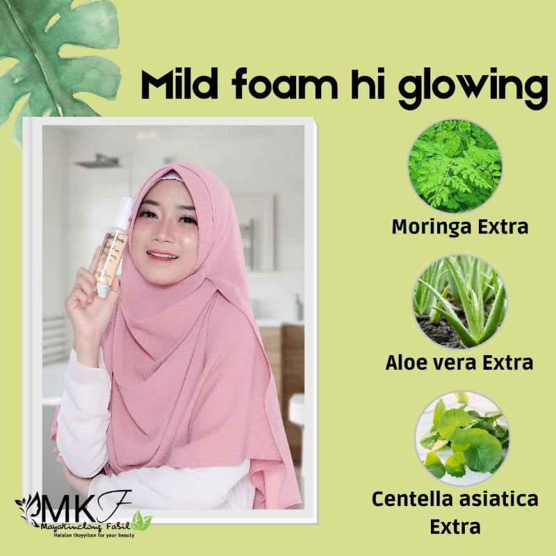 Fabil beauty mild foam hi glowing fabil skin