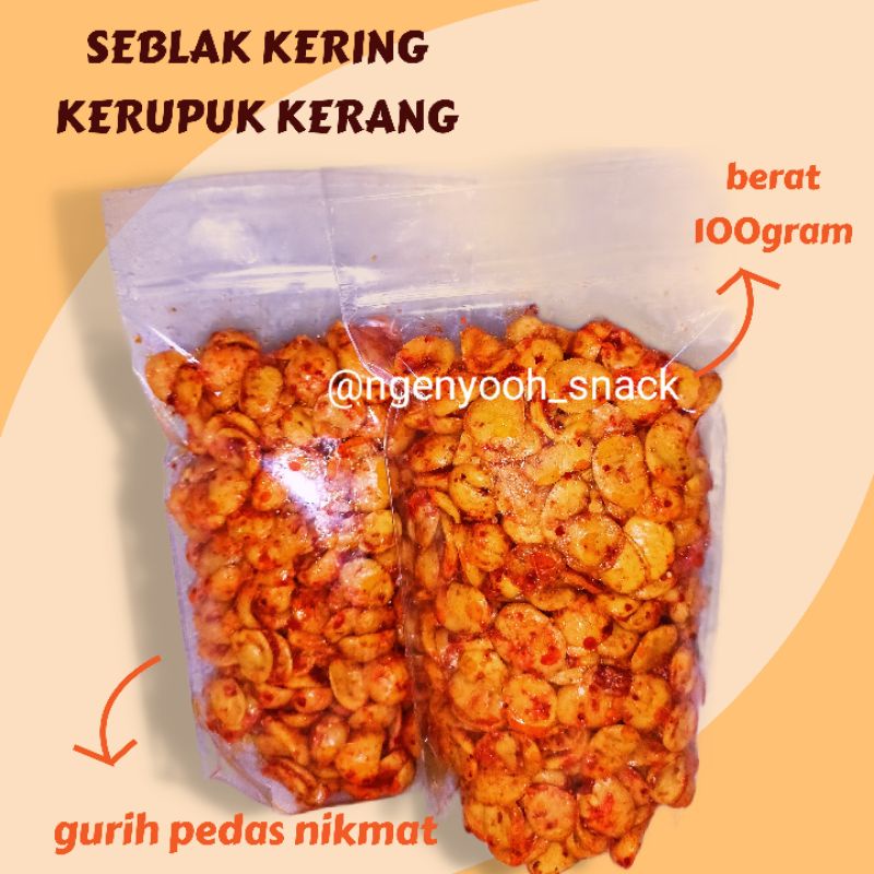 

SEBLAK KERING KERUPUK KERANG / SEBLAK KERUPUK