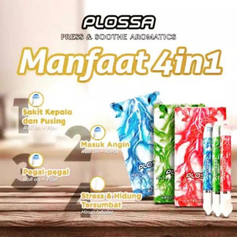 Plossa minyak angin aromatherapy 10ml