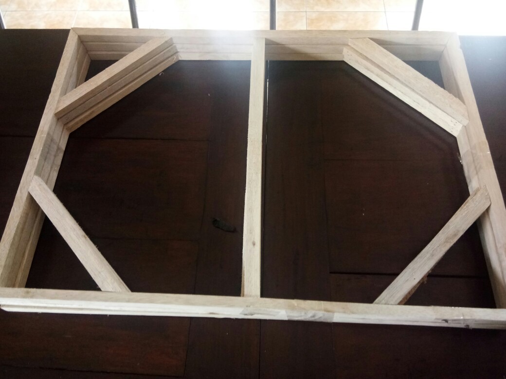 Spanram Rangka Frame Kayu 50x70 Cm