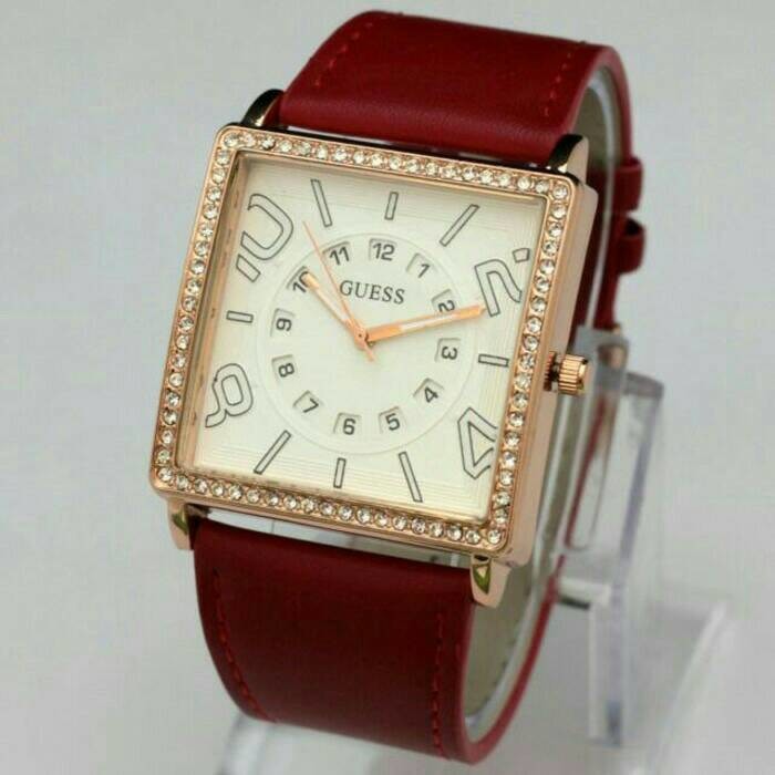 jam tangan wanita Guess merah