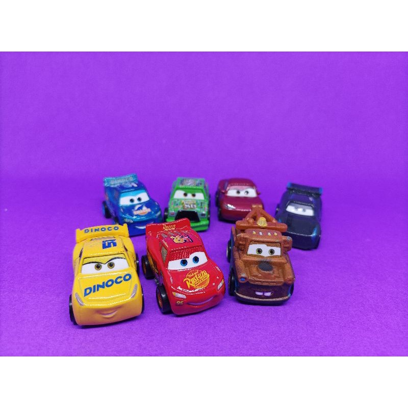 mini racing cars disney mattel