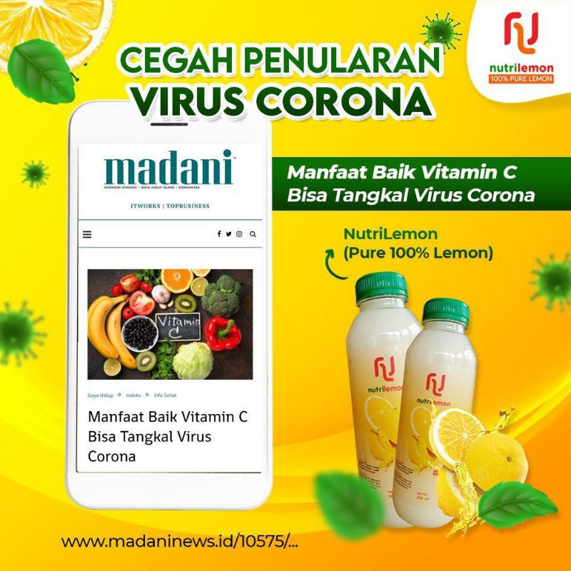 OSB Nutrilemon asli berkhasiat mencegah virus