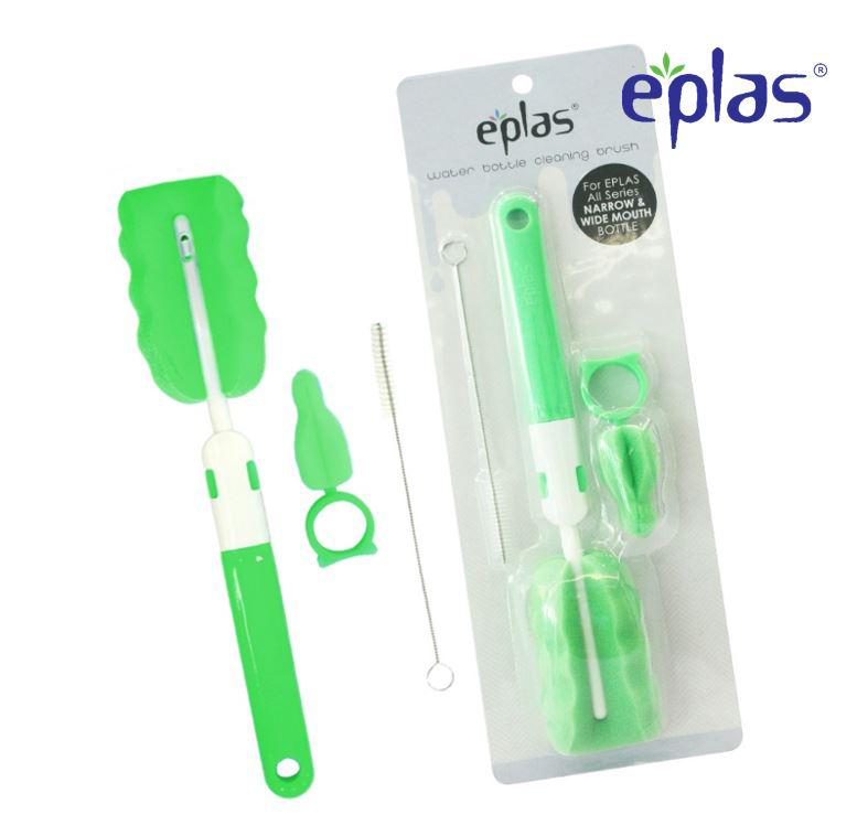 EPLAS Baby Bottle Cleaning Brush Set (3pcs), Tumbler Brush, Berus Botol, Bottle Accessory, BPA Free