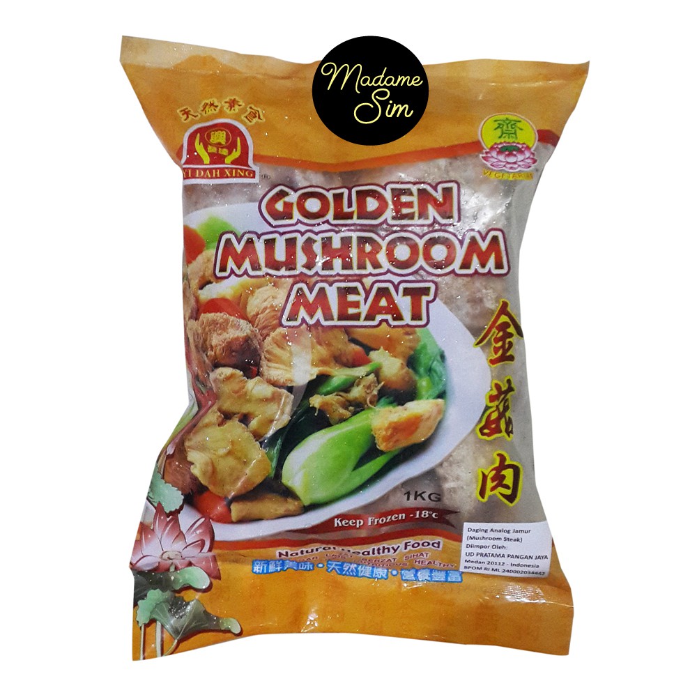 

GOLDEN MUSHROOM MEAT - DAGING JAMUR VEGETARIAN (1 KG)