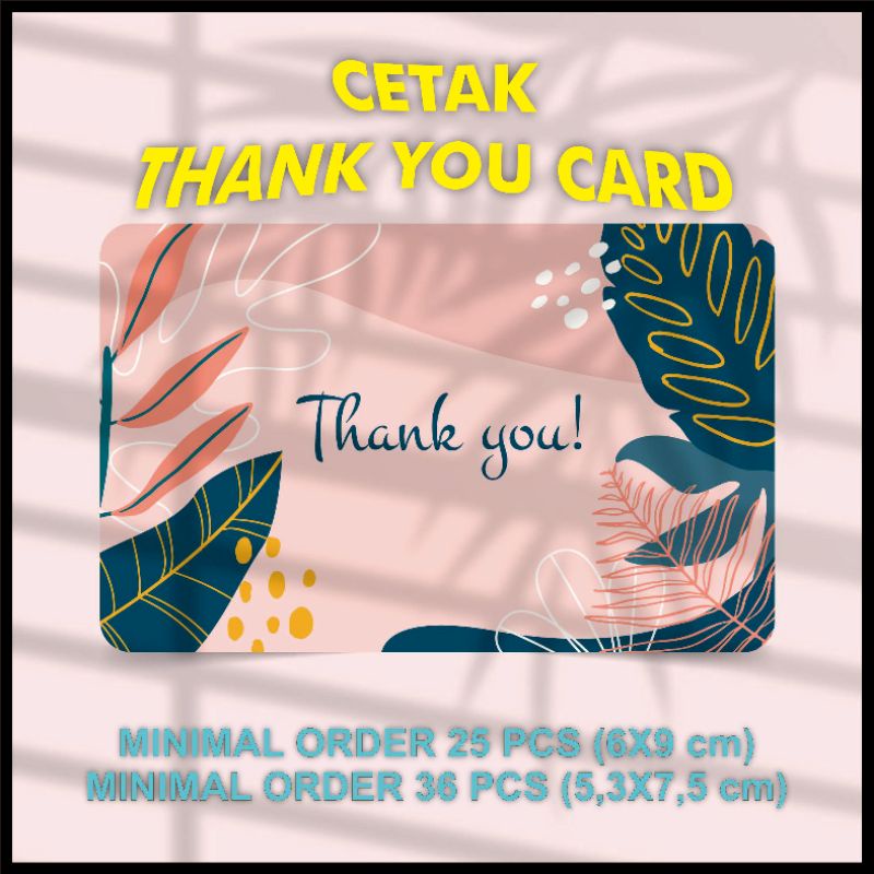 

THANK YOU CARD - THANK YOU CARD CUSTOM