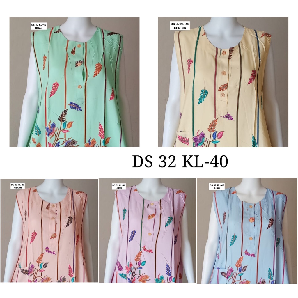 AS Daster Batik Kudamas Tanpa Lengan DS 32 &amp; DS 11