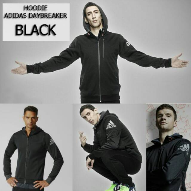JAKET HOODIE ADIDAS DAYBREAKER BLACK