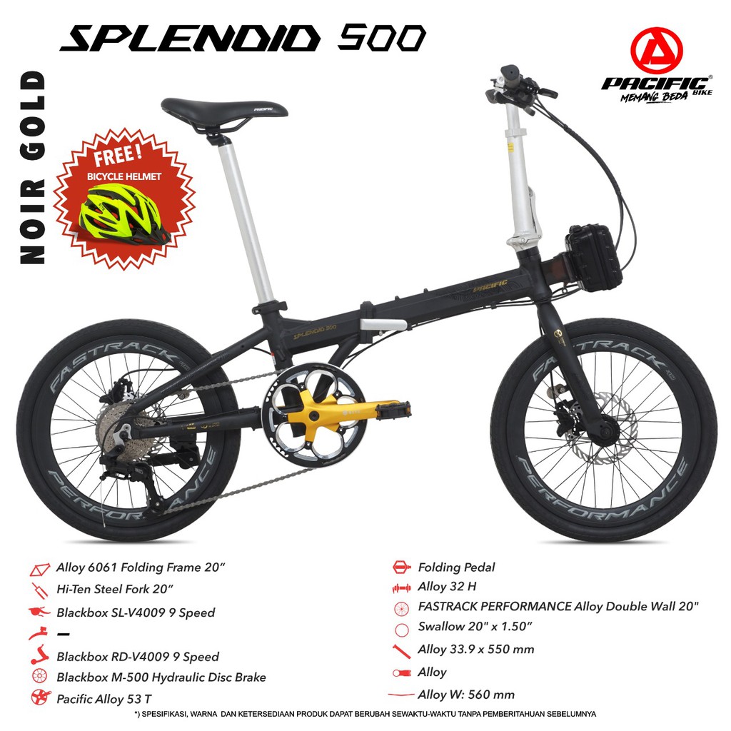Pacific SPLENDID 500 Sepeda Lipat Folding Bike 20 INC