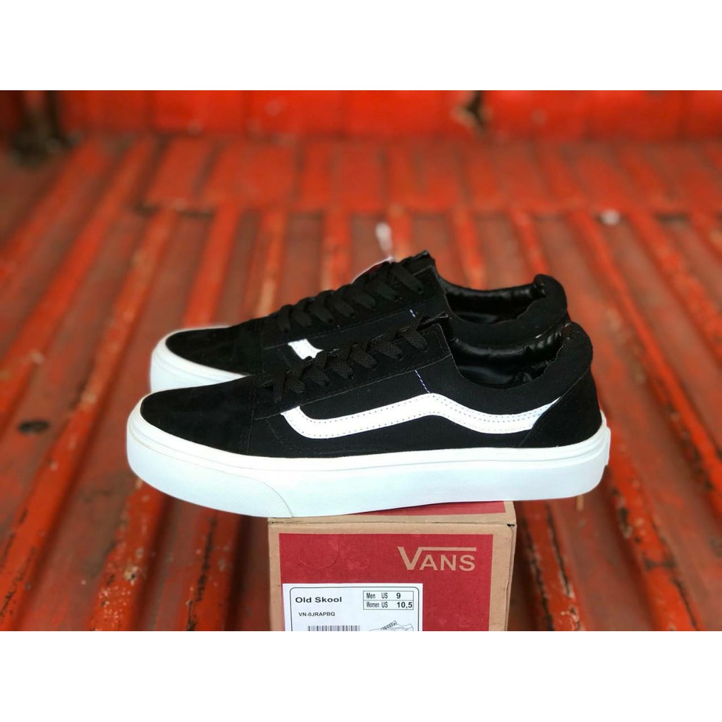 vans old skool mono black white original