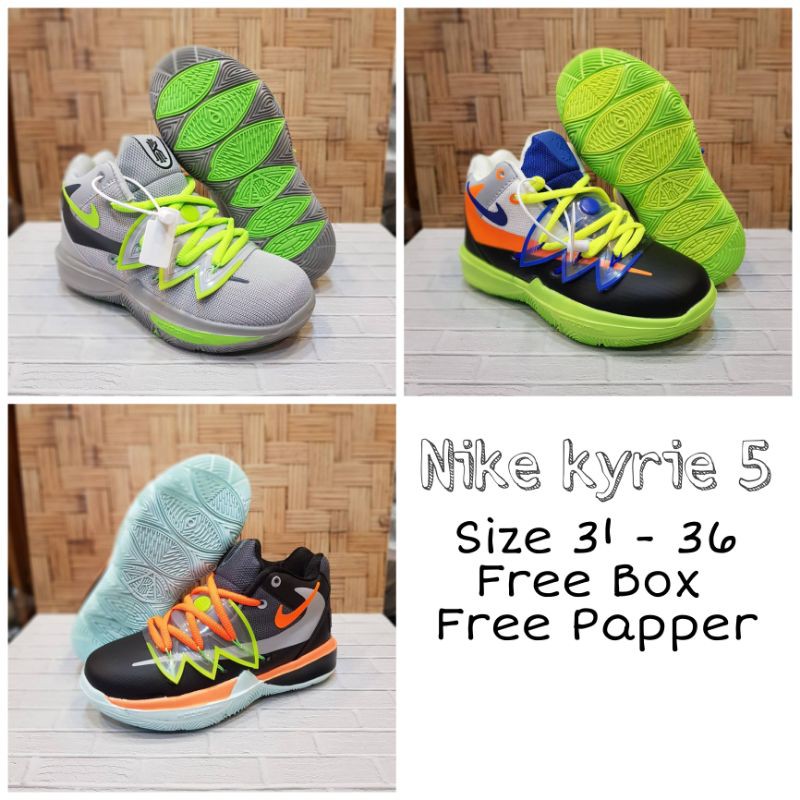 Sepatu Anak Laki dan Sepatu Sneakers Anak Perempuan Jordan Kids Sepatu Anak Laki Laki 10 Tahun Sepatu Anak Sneakers Laki Laki Perempuan Nike Kyrie 31 - 36 High Grade Original