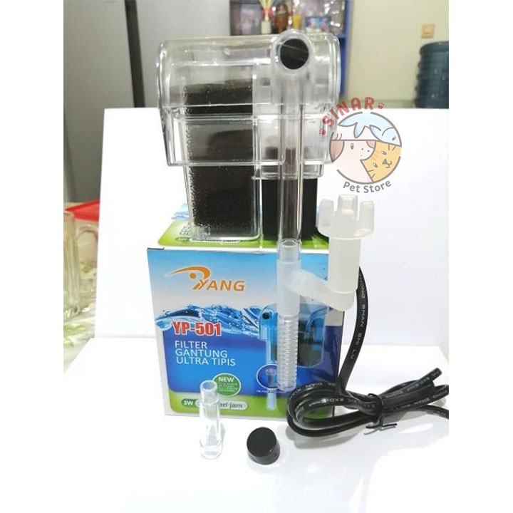 Hanging Filter Yang YP 501 - Filter Gantung Aquarium/Aquascape