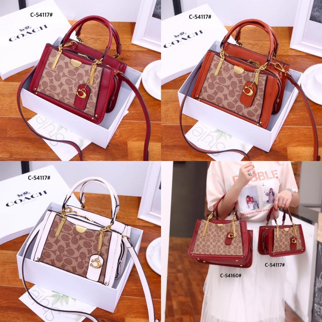 Tas Batam  Coach Dreamer 21 In Signature Canvas with Box C-54117#