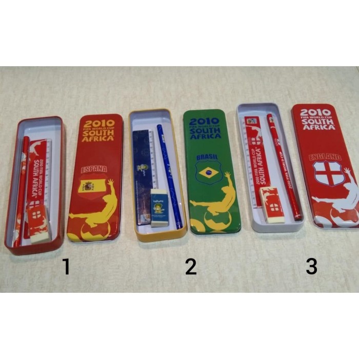 

Nikmati Tempat Pensil Pencase Kaleng Ada Isi Fifa 2010 South Africa Terlaris