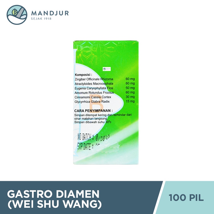 Gastro Diamen (Wei Shu Wang) - Obat Asam Lambung-1