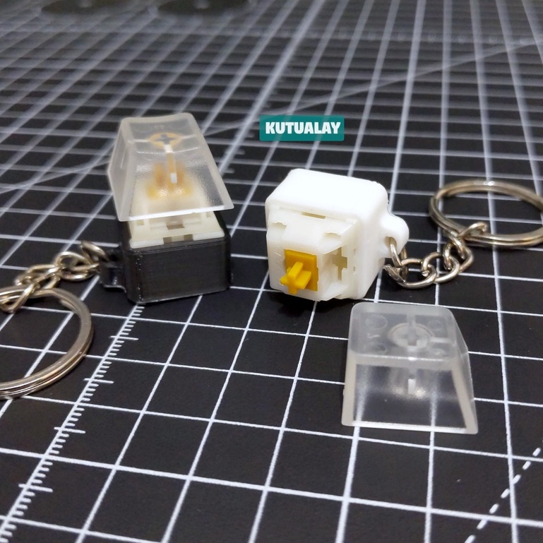 Gantungan Kunci Mechanical Switch Keychain Keyboard PLA Case