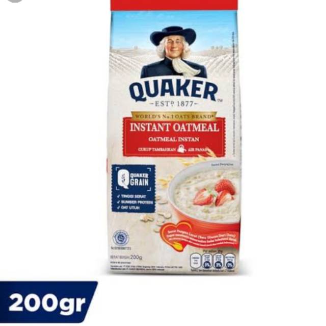 

Quaker oat 200gr