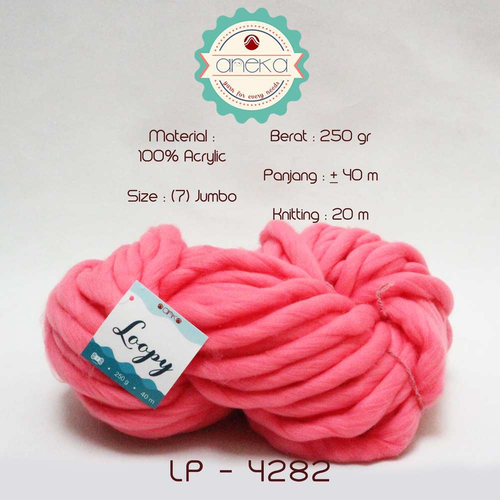 Benang Wol / Wool Ekstra Tebal - LOOPY YARN -  4282