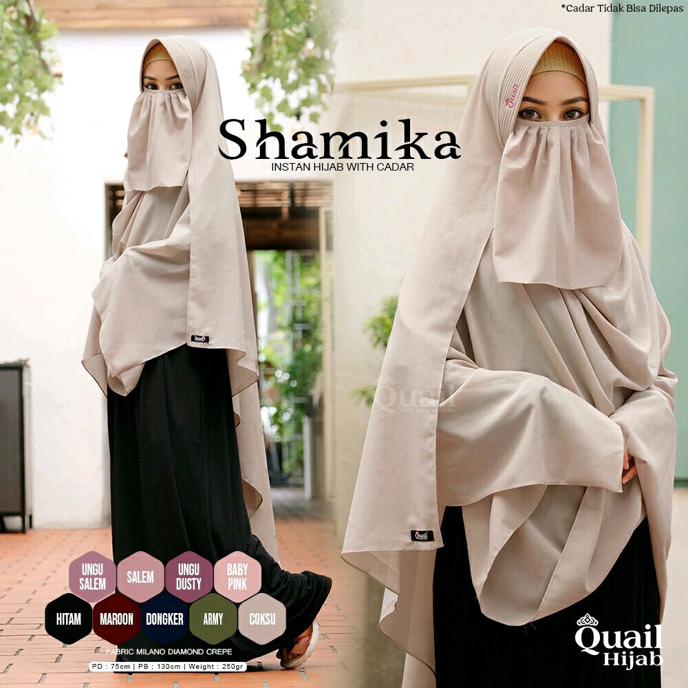 Shamika cadar Quail Hijab Ori Murah