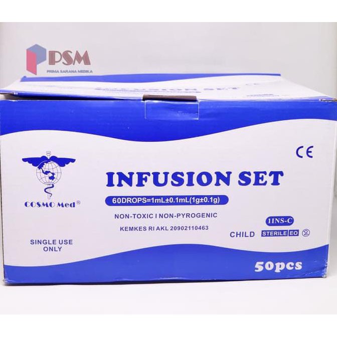 INFUS SET / INFUSION SET PEDIATRIC ANAK TYPE Y - COSMO