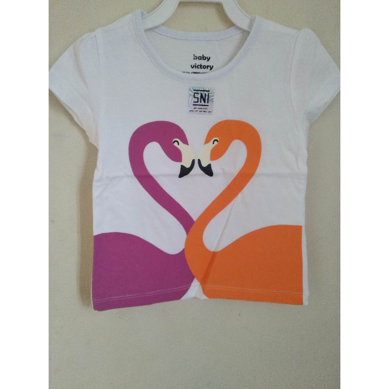 Kaos baby Victory cewek umur 1tahun