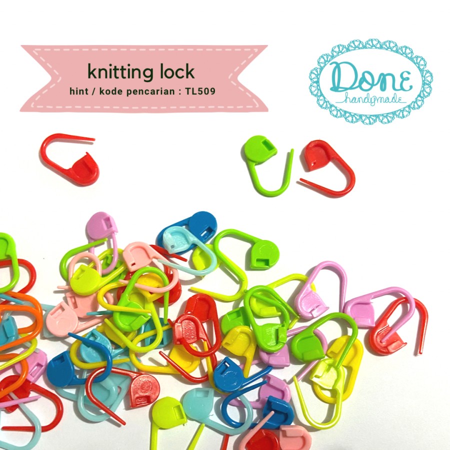 Done handymade tools knitting lock alat kunci rajut knitting TL509