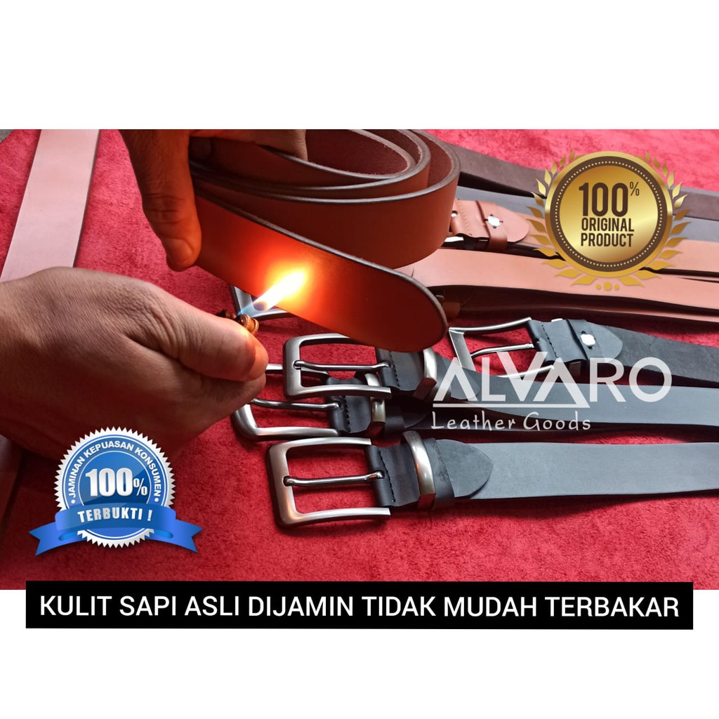 ⭐⭐⭐⭐⭐ IKAT PINGGANG KULIT ASLI BISA CUSTOM NAMA, SABUK PRIA ASLI KULIT, SABUK KULIT